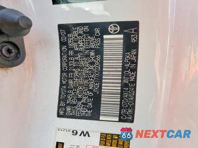 Zdjęcie 12 z 12 samochodu: 2007 SCION TC BASE VIN:JTKDE177X70209566 - miniatura