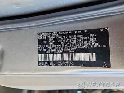 Zdjęcie 12 z 12 samochodu: 2005 TOYOTA TUNDRA DOUBLE CAB SR5 VIN:5TBDT441X5S498417 - miniatura
