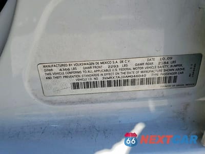 Zdjęcie 12 z 12 samochodu: 2010 VOLKSWAGEN JETTA SE VIN:3VWRX7AJ0AM046040 - miniatura