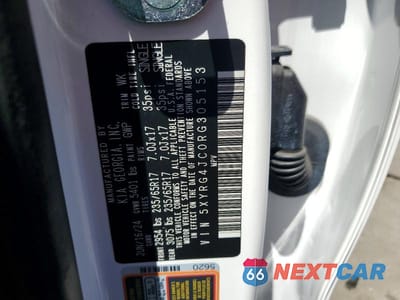 Zdjęcie 12 z 12 samochodu: 2024 KIA SORENTO LX VIN:5XYRG4JC0RG305153 - miniatura