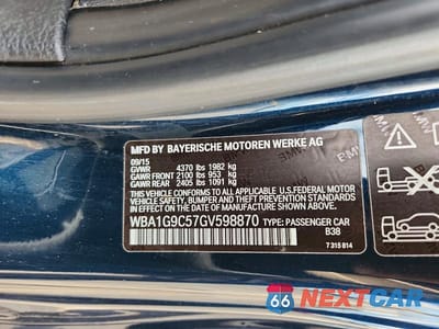 Zdjęcie 13 z 13 samochodu: 2016 BMW 228 XI SULEV VIN:WBA1G9C57GV598870 - miniatura