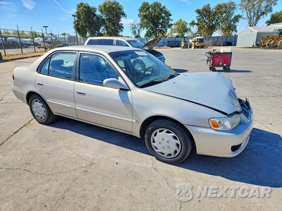 Czwarte zdjęcie samochodu z boku: 2001 TOYOTA COROLLA LE VIN:2T1BR12E81C505692 - miniatura