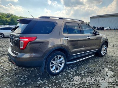 Trzecie zdjęcie samochodu z tyłu: 2015 FORD EXPLORER LIMITED VIN:1FM5K8F87FGB56639 - miniatura