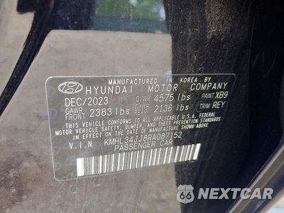 Zdjęcie 12 z 12 samochodu: 2024 HYUNDAI SONATA HYBRID SEL VIN:KMHL34JJ8RA087152 - miniatura