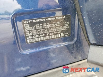 Zdjęcie 12 z 12 samochodu: 2021 BMW X1 SDRIVE28I VIN:WBXJG7C00M5T71465 - miniatura