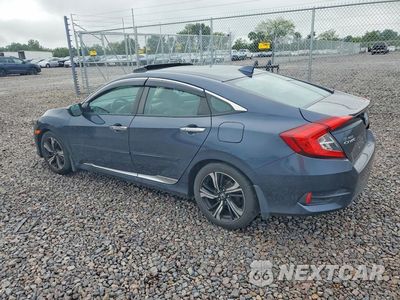 Drugie zdjęcie samochodu z przodu: 2018 HONDA CIVIC TOURING VIN:2HGFC1F96JH640516 - miniatura