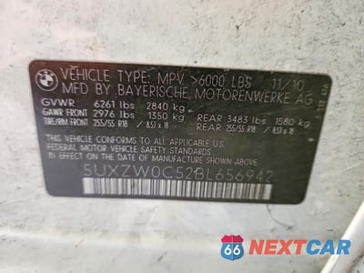 Zdjęcie 13 z 13 samochodu: 2011 BMW X5 XDRIVE35D VIN:5UXZW0C52BL656942 - miniatura