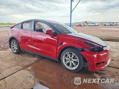 Czwarte zdjęcie samochodu z boku: 2020 TESLA MODEL Y VIN:5YJYGDEEXLF031711 - miniatura