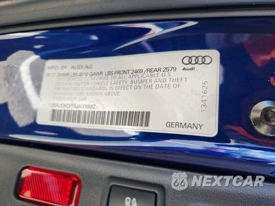Zdjęcie 12 z 12 samochodu: 2018 AUDI A5 PREMIUM S LINE VIN:WAUDNCF55JA006862 - miniatura
