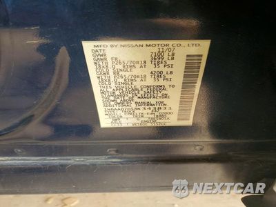 Zdjęcie 13 z 13 samochodu: 2008 NISSAN TITAN XE VIN:1N6AA07D58N343831 - miniatura