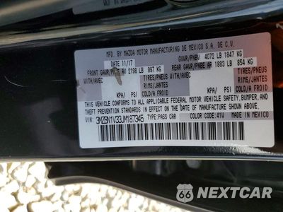 Zdjęcie 12 z 12 samochodu: 2018 MAZDA 3 TOURING VIN:3MZBN1V33JM187345 - miniatura