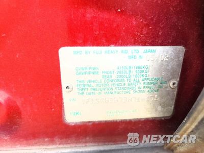 Zdjęcie 12 z 12 samochodu: 2003 SUBARU FORESTER 2.5X VIN:JF1SG63673H716171 - miniatura