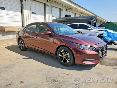 Czwarte zdjęcie samochodu z boku: 2022 NISSAN SENTRA SV VIN:3N1AB8CV7NY307394 - miniatura