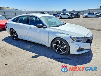 Czwarte zdjęcie samochodu z boku: 2022 HONDA ACCORD SPORT VIN:1HGCV1F39NA009594 - miniatura