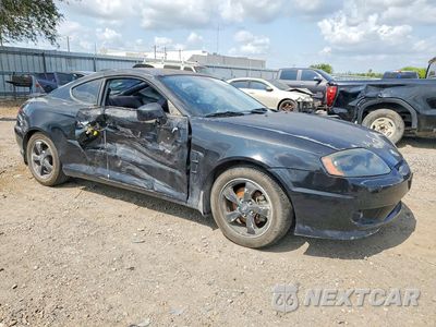 Czwarte zdjęcie samochodu z boku: 2006 HYUNDAI TIBURON GS VIN:KMHHM65D46U210961 - miniatura