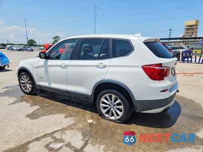 Drugie zdjęcie samochodu z przodu: 2013 BMW X3 XDRIVE28I VIN:5UXWX9C53D0A21935 - miniatura