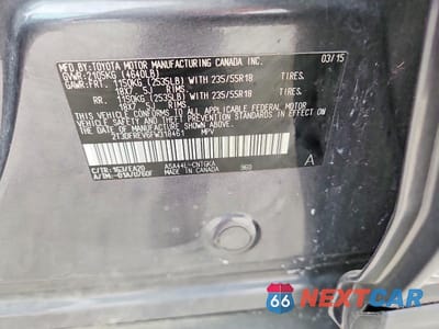 Zdjęcie 14 z 14 samochodu: 2015 TOYOTA RAV4 LIMITED VIN:2T3DFREV6FW318461 - miniatura
