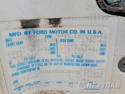 Zdjęcie 13 z 13 samochodu: 1984 FORD RANGER VIN:1FTCR10S8EUB18422 - miniatura