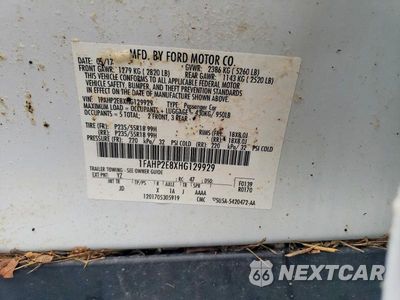 Zdjęcie 12 z 12 samochodu: 2017 FORD TAURUS SEL VIN:1FAHP2E8XHG129929 - miniatura