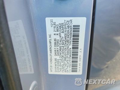 Zdjęcie 12 z 12 samochodu: 2021 HONDA ACCORD SPORT VIN:1HGCV1F37MA000374 - miniatura