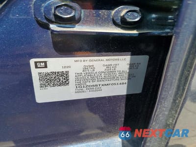 Zdjęcie 12 z 12 samochodu: 2021 CHEVROLET MALIBU LT VIN:1G1ZD5STXMF051484 - miniatura
