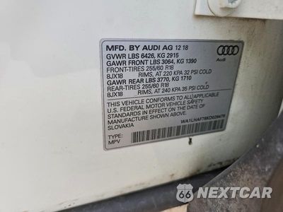 Zdjęcie 12 z 12 samochodu: 2019 AUDI Q7 PREMIUM PLUS VIN:WA1LHAF78KD026478 - miniatura