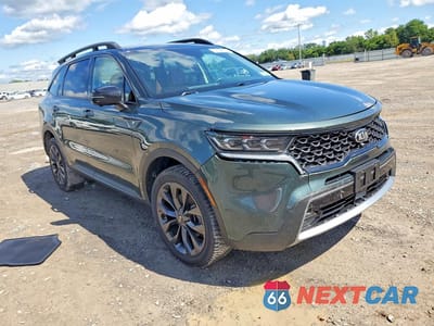 Czwarte zdjęcie samochodu z boku: 2021 KIA SORENTO SX PRESTIGE X-LINE VIN:5XYRKDLF0MG017812 - miniatura