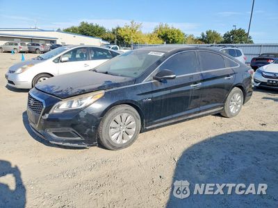 2016 HYUNDAI SONATA HYBRID SE KMHE24L16GA013427 - główne zdjęcie licytacji z USA - miniatura