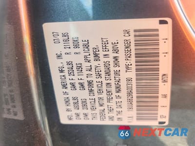 Zdjęcie 12 z 12 samochodu: 2008 ACURA TL VIN:19UUA66298A003190 - miniatura