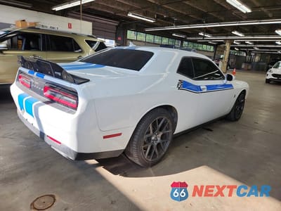 Trzecie zdjęcie samochodu z tyłu: 2016 DODGE CHALLENGER R/T SCAT PACK VIN:2C3CDZFJ6GH234451 - miniatura