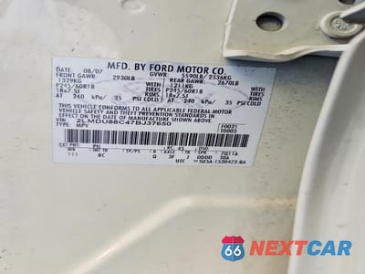 Zdjęcie 13 z 13 samochodu: 2007 LINCOLN MKX VIN:2LMDU88C47BJ37650 - miniatura