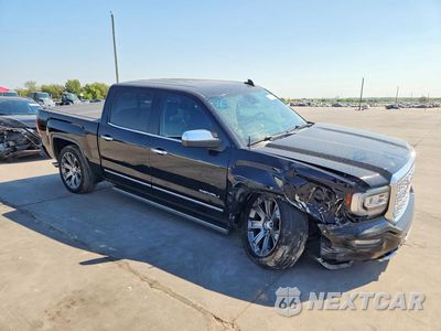 Czwarte zdjęcie samochodu z boku: 2018 GMC SIERRA C1500 DENALI VIN:3GTP1PEJ7JG554431 - miniatura