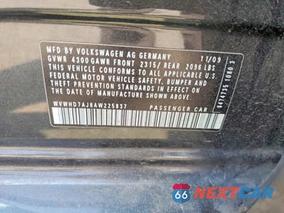 Zdjęcie 14 z 14 samochodu: 2010 VOLKSWAGEN GTI VIN:WVWHD7AJ8AW225837 - miniatura
