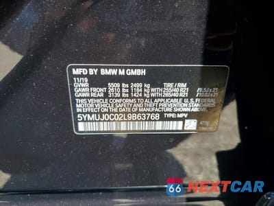 Zdjęcie 13 z 13 samochodu: 2020 BMW X4 M COMPETITION VIN:5YMUJ0C02L9B63768 - miniatura