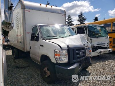 Czwarte zdjęcie samochodu z boku: 2019 FORD E450 BOX TRUCK VIN:1FDXE4FS8KDC42459 - miniatura