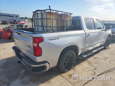 Trzecie zdjęcie samochodu z tyłu: 2020 CHEVROLET SILVERADO K1500 LT VIN:3GCUYDET4LG290943 - miniatura
