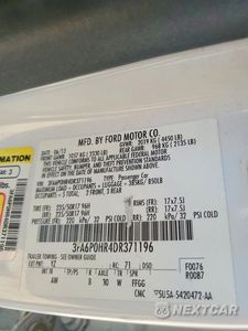 Zdjęcie 12 z 12 samochodu: 2013 FORD FUSION SE VIN:3FA6P0HR4DR371196 - miniatura
