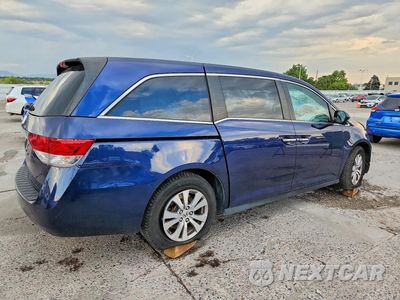 Trzecie zdjęcie samochodu z tyłu: 2015 HONDA ODYSSEY EXL VIN:5FNRL5H60FB101764 - miniatura