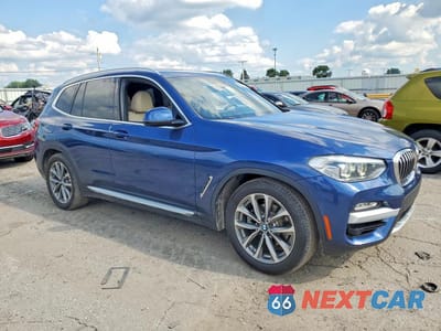 Czwarte zdjęcie samochodu z boku: 2019 BMW X3 XDRIVE30I VIN:5UXTR9C57KLR05768 - miniatura