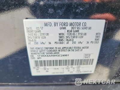 Zdjęcie 14 z 14 samochodu: 2017 FORD EXPLORER POLICE INTERCEPTOR VIN:1FM5K8AR9HGC24961 - miniatura