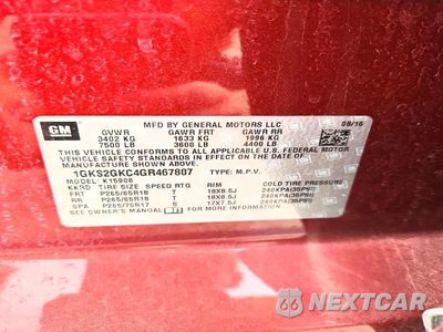 Zdjęcie 14 z 14 samochodu: 2016 GMC YUKON XL K1500 SLT VIN:1GKS2GKC4GR467807 - miniatura