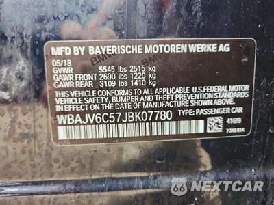 Zdjęcie 13 z 13 samochodu: 2018 BMW 640 XIGT VIN:WBAJV6C57JBK07780 - miniatura