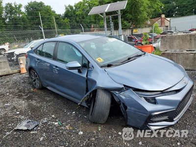 Czwarte zdjęcie samochodu z boku: 2022 TOYOTA COROLLA SE VIN:5YFS4MCE5NP105304 - miniatura