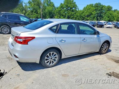 Trzecie zdjęcie samochodu z tyłu: 2019 NISSAN SENTRA SV VIN:3N1AB7AP8KY248284 - miniatura