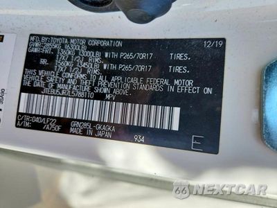 Zdjęcie 13 z 13 samochodu: 2020 TOYOTA 4RUNNER TRD PRO VIN:JTEBU5JR7L5788110 - miniatura
