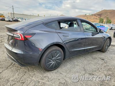 Trzecie zdjęcie samochodu z tyłu: 2026 TESLA MODEL 3 VIN:5YJ3E1EA6TF183366 - miniatura