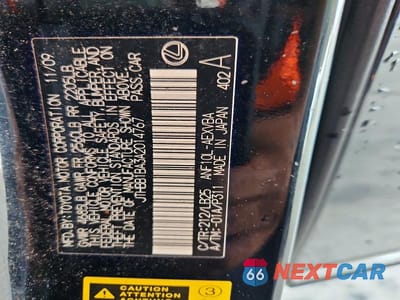 Zdjęcie 12 z 12 samochodu: 2010 LEXUS HS 250H VIN:JTHBB1BA3A2014767 - miniatura