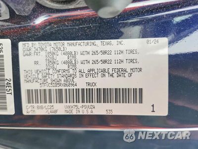 Zdjęcie 12 z 12 samochodu: 2024 TOYOTA TUNDRA CREWMAX CAPSTONE VIN:5TFVC5DB5RX060964 - miniatura