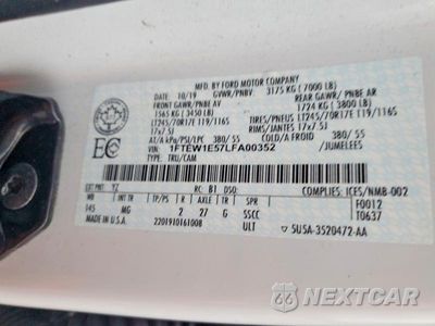 Zdjęcie 12 z 12 samochodu: 2020 FORD F150 SUPERCREW VIN:1FTEW1E57LFA00352 - miniatura