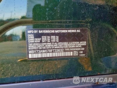Zdjęcie 12 z 12 samochodu: 2024 BMW I4 EDRIVE 40 VIN:WBY73AW07RFT33632 - miniatura